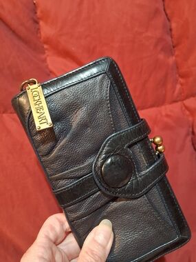 Lockheart Dark Brown And Black Leather Wallet